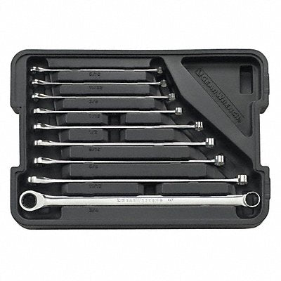 Ratcheting Wrench Set SAE 12 pt. 9pcs