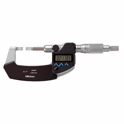 Digital Micrometer Blade 0 to 1 In SPC