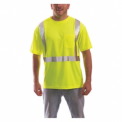 Hi-Vis T-Shirt Short Sleeve Lime 5XL