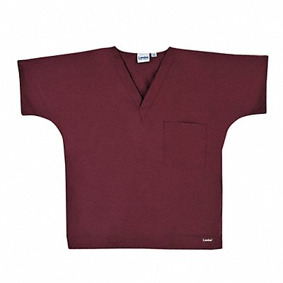 Scrub Shirt S Wine Unisex