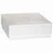 Box Cardboard 3 Overall H White PK12