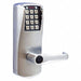 Electronic Lock Satin Chrome 12 Button