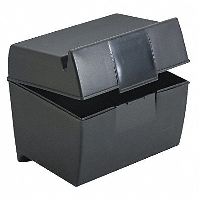 Index Card File Box For 4 x 6 Cards Blk