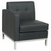 Wallstreet Chair Faux Leather Black