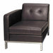Wallstreet Chair Faux Leather Espresso