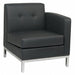 Wallstreet Chair Faux Leather Black