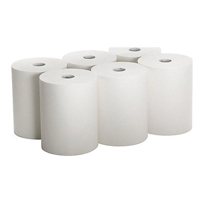 Paper Towel Roll 800 White 89490 PK6