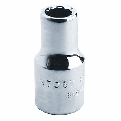 Socket Steel Blk Oxd 7/32 in