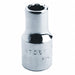 Socket Steel Blk Oxd 7/32 in