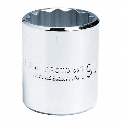 Socket Steel Chrome 24 mm