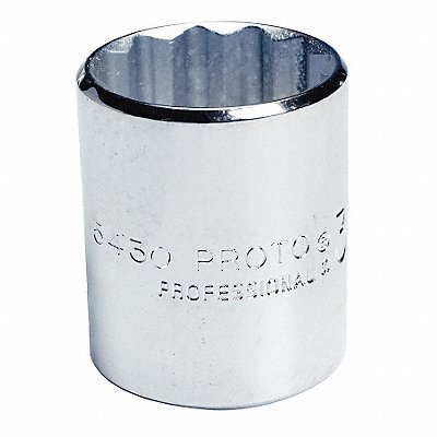 Socket Steel Chrome 19/32 in