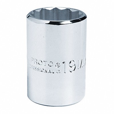 Socket Steel Chrome 8 mm