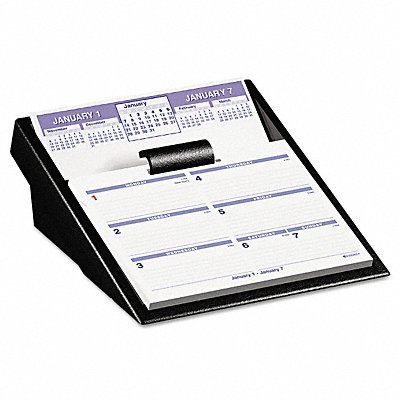 Desk Calendar w/Base Weekly 5-5/8 x 7 In