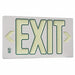 D6996 Exit Sign 8 3/4 in x 15 3/8 in Plastic