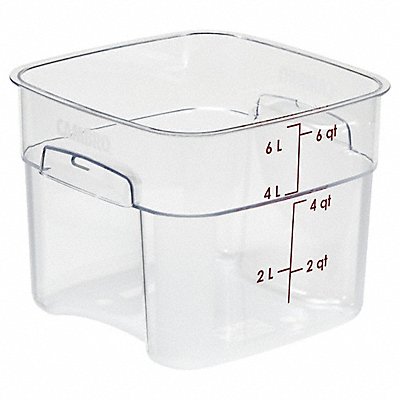 Food Storage Container 9 in L Clear