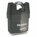 Keyed Padlock 7/8 in Rectangle Black