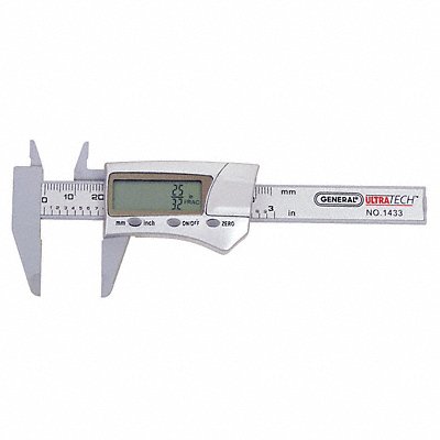 Fractional Digital Caliper 0 to 3 In