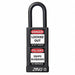 Lockout Padlock KA Black 3 H