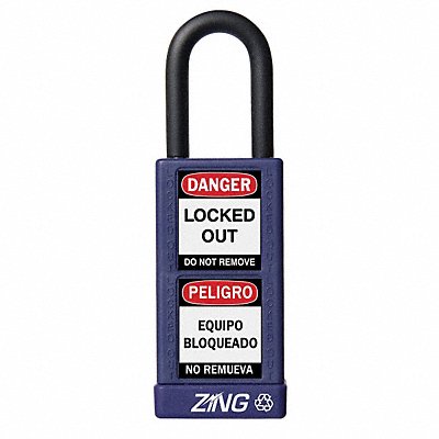 Lockout Padlock KA Purple 3 H