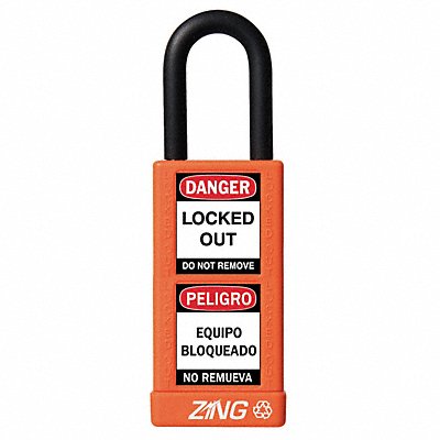 Lockout Padlock KA Orange 3 H