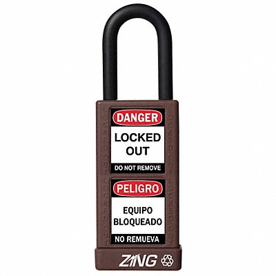 Lockout Padlock KD Brown 3 H