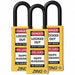 D7359 Lockout Padlock KA Yellow 3 H PK3