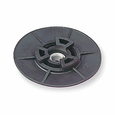 Fiber Disc Pad Hub 2 1/2 in Dia Black