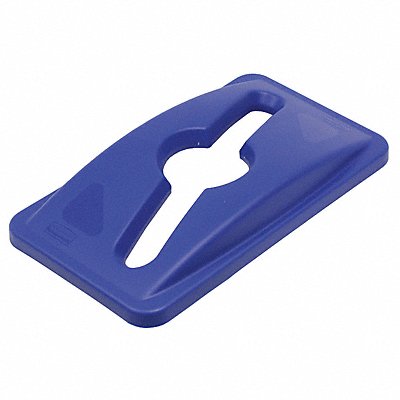 All-Purpose Recycling Top Poly Blue