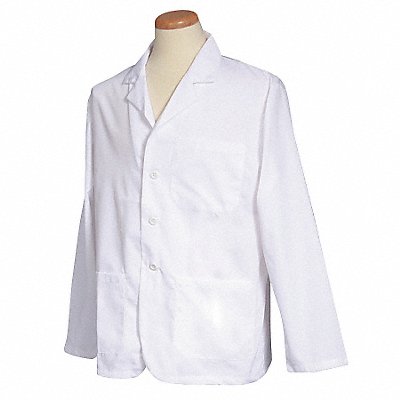 Lab Jacket 3XL White 28-1/2 in L