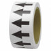 D4933 Arrow Tape White 1in W 108ft Roll L