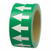 D4933 Arrow Tape Green 1in W 108ft Roll L