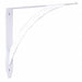 10 IN White Elegante Shelf Bracket