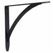 Shelf Bracket Black 7-1/4 L x 9-3/4 H