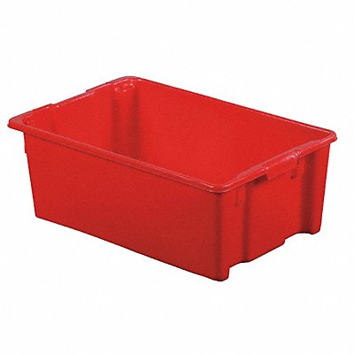 Stk and Nest Ctr Red Solid Polyethylene