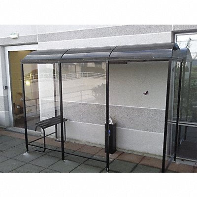 Smoking Shelter 42 inx95 inx124 in Domed