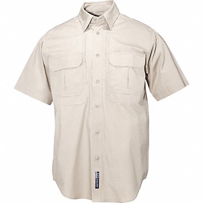 D4762 Woven Tactical Shirt SS Khaki 3XL