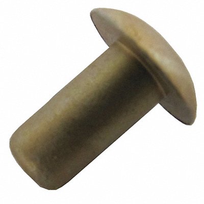 Solid Rivet 1/4 in L Universal PK100