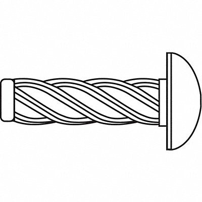 U-Drive Screw Zinc 5/8 L PK100