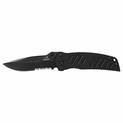 Folding Knife Serrated DropPoint 3-21/64