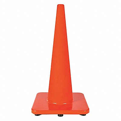 Traffic Cone PVC 28 in H Orange