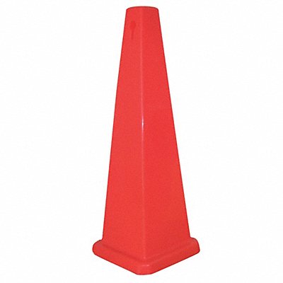 Traffic Cone Orange Polypropylene 26in H