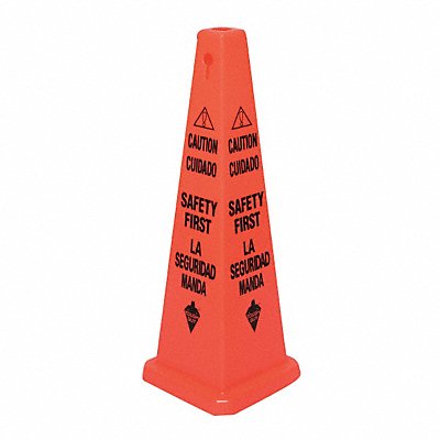 Traffic Cone Orange Polypropylene 36in H