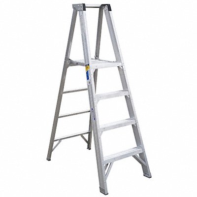 Platform Stepladder 4 ft Aluminum 375 lb