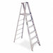 Platform Stepladder 8ft H Aluminum 375lb