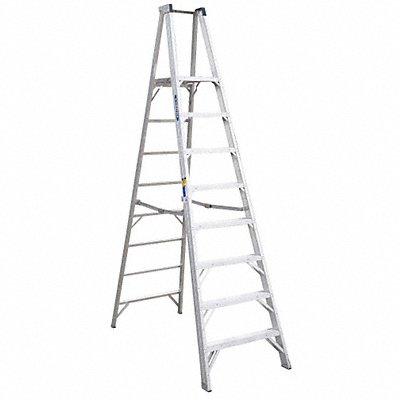 Platform Stepladder 8 ft Aluminum 375 lb