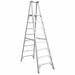 Platform Stepladder 8 ft Aluminum 375 lb