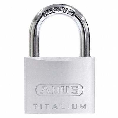 Keyed Padlock 55/64 in Square Silver