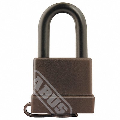 Keyed Padlock 37/64 in Square Black