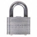 Keyed Padlock 13/16 in Square Gold