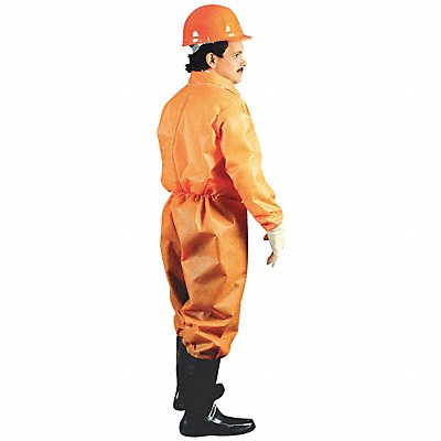 Collared Coveralls Orange 4XL PK25